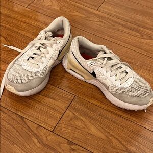 Nike Women's Neutral-Tone Mesh Sneakers - White, Cream, Black